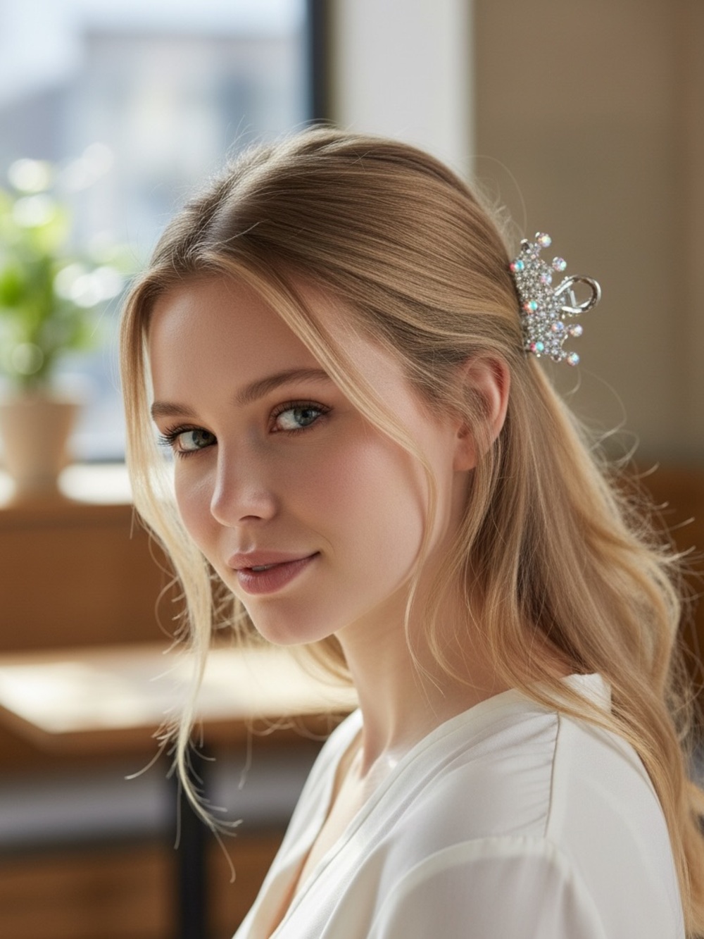 Crystal Crown Hair Clip 🆕